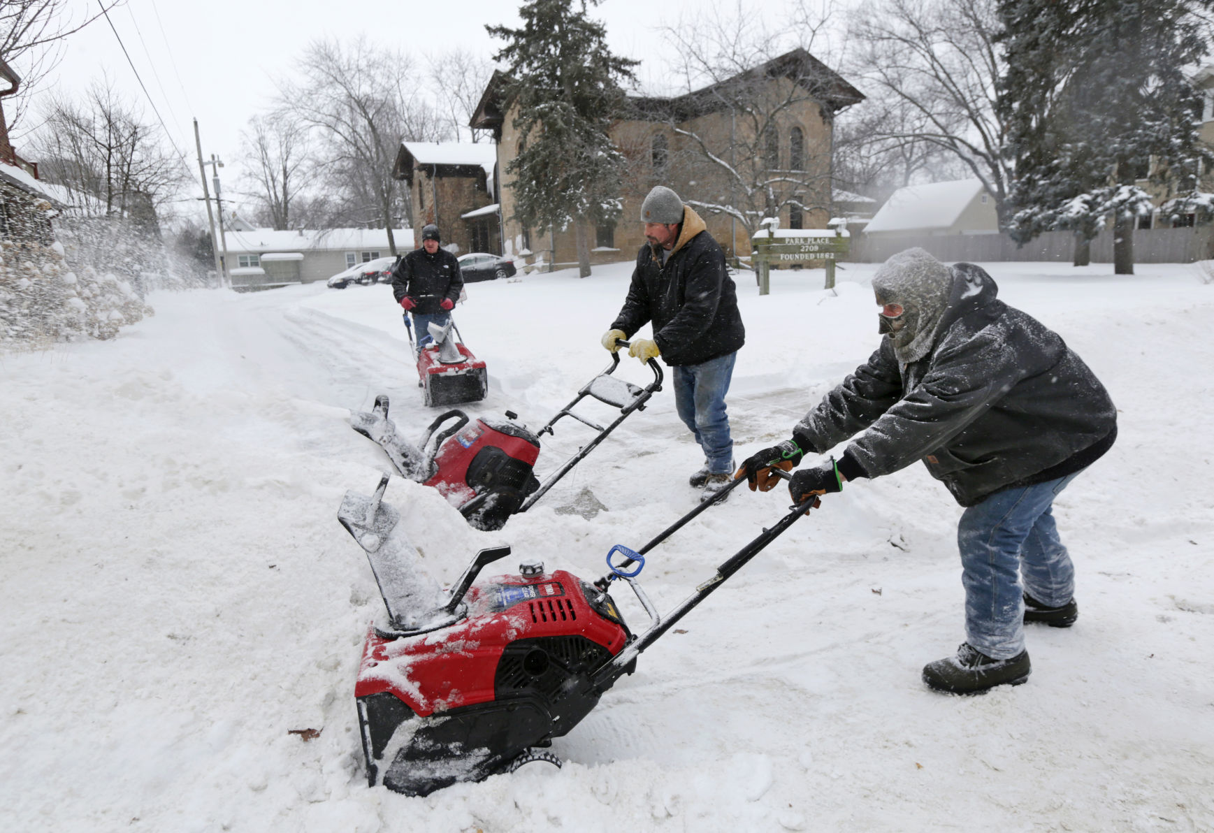 Winter storm hits Madison area